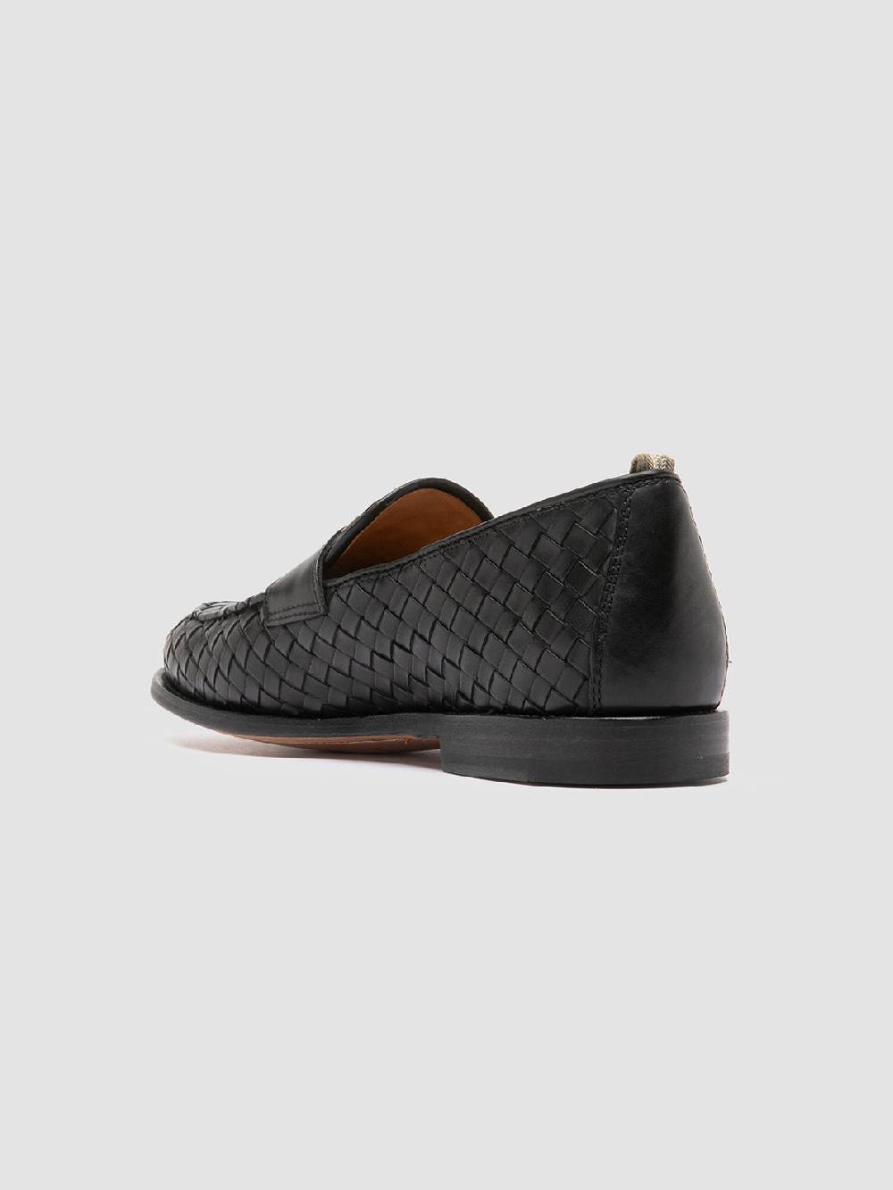 Officine Creative OPERA 003 Mocassini Penny in Pelle Nera Offerta temporanea
