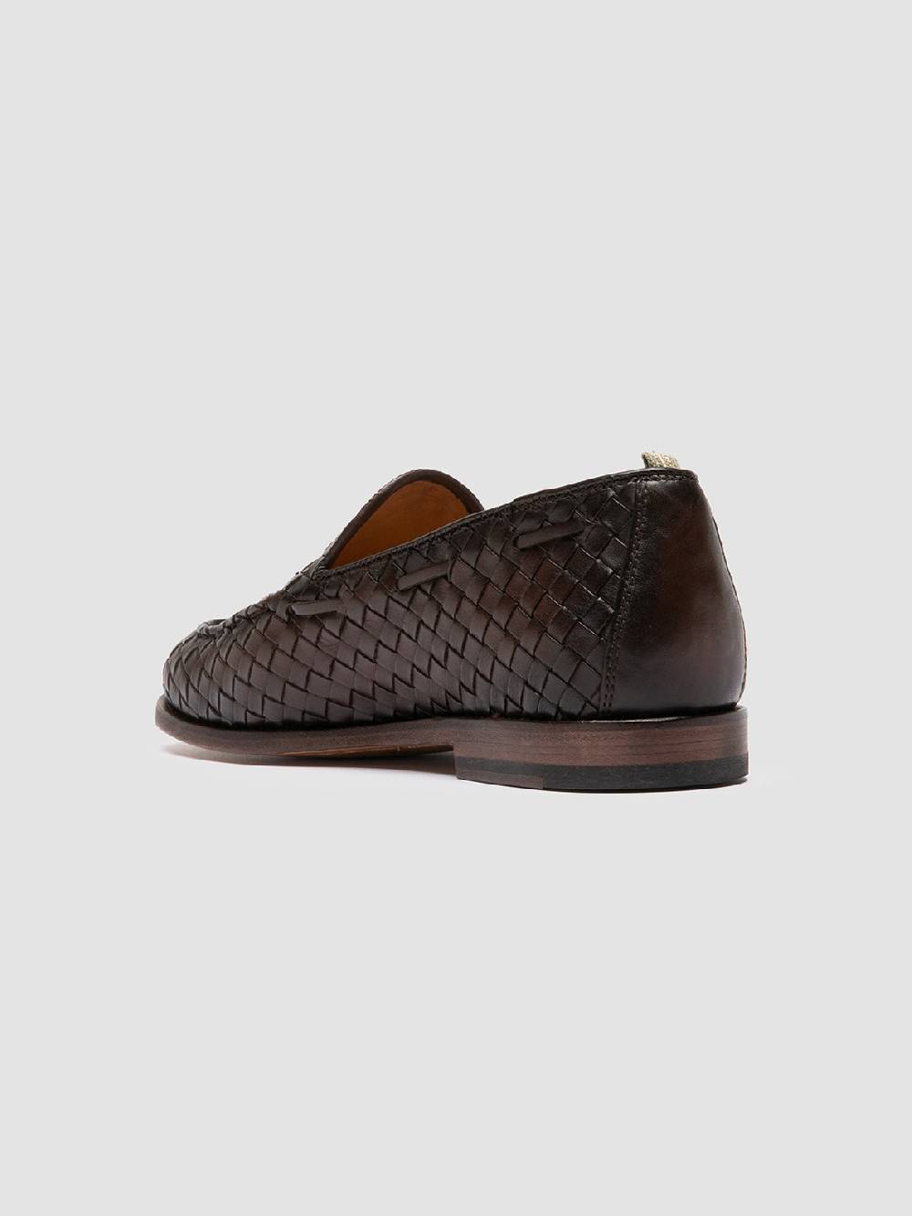 Officine Creative OPERA 004 Mocassini con Nappine in Pelle Marrone Offerte esclusive
