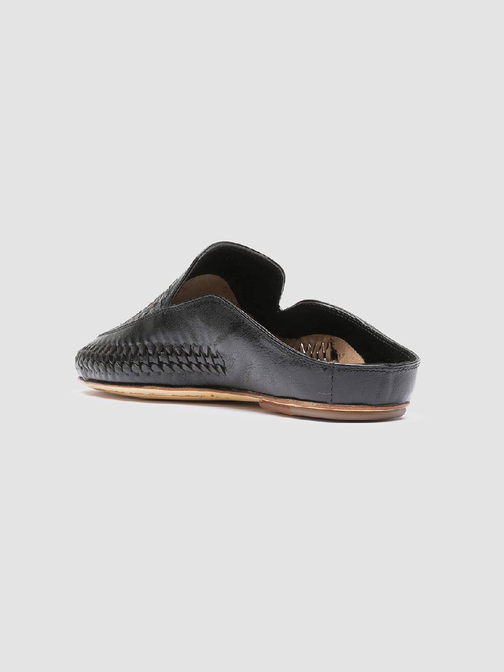 Officine Creative BESSIE 008 Sabot in Pelle Nera Comprane uno, ottenene uno gratis