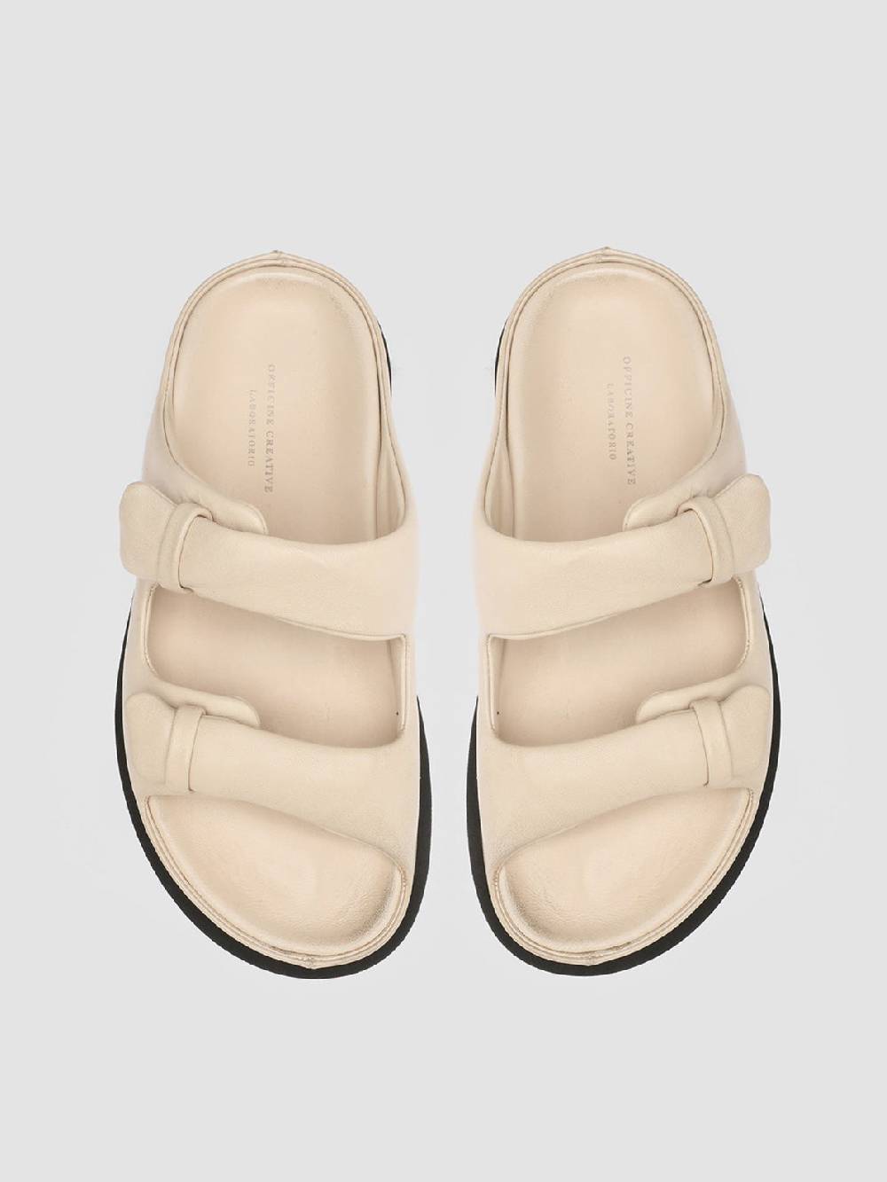 Officine Creative CHORA 101 Sandali in Pelle Bianca Offerte speciali