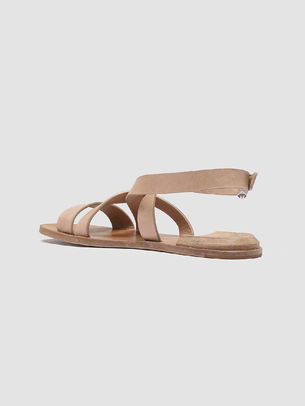 Officine Creative CONTRAIRE 104 Sandali in Nappa Tortora Super Saving Price
