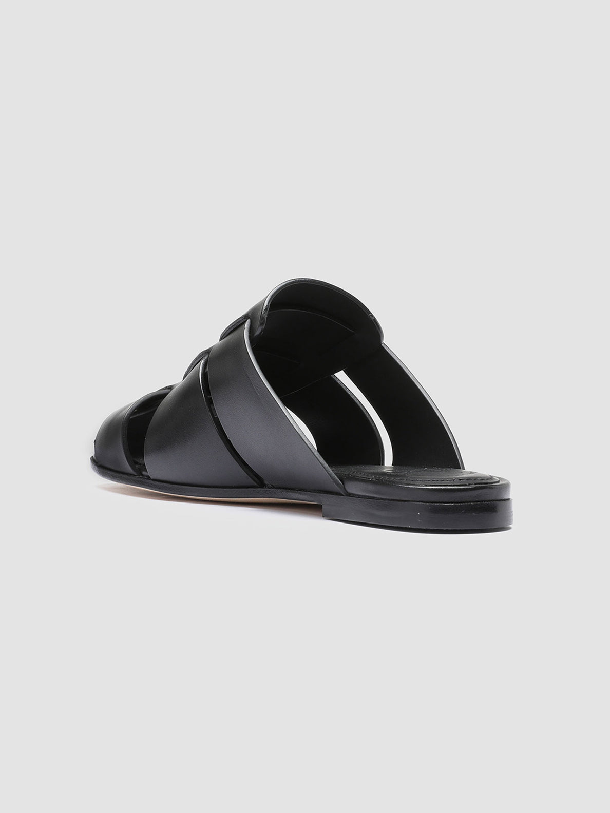 Officine Creative CUBA 001 Sabot in Pelle Nera Offerta settimanale