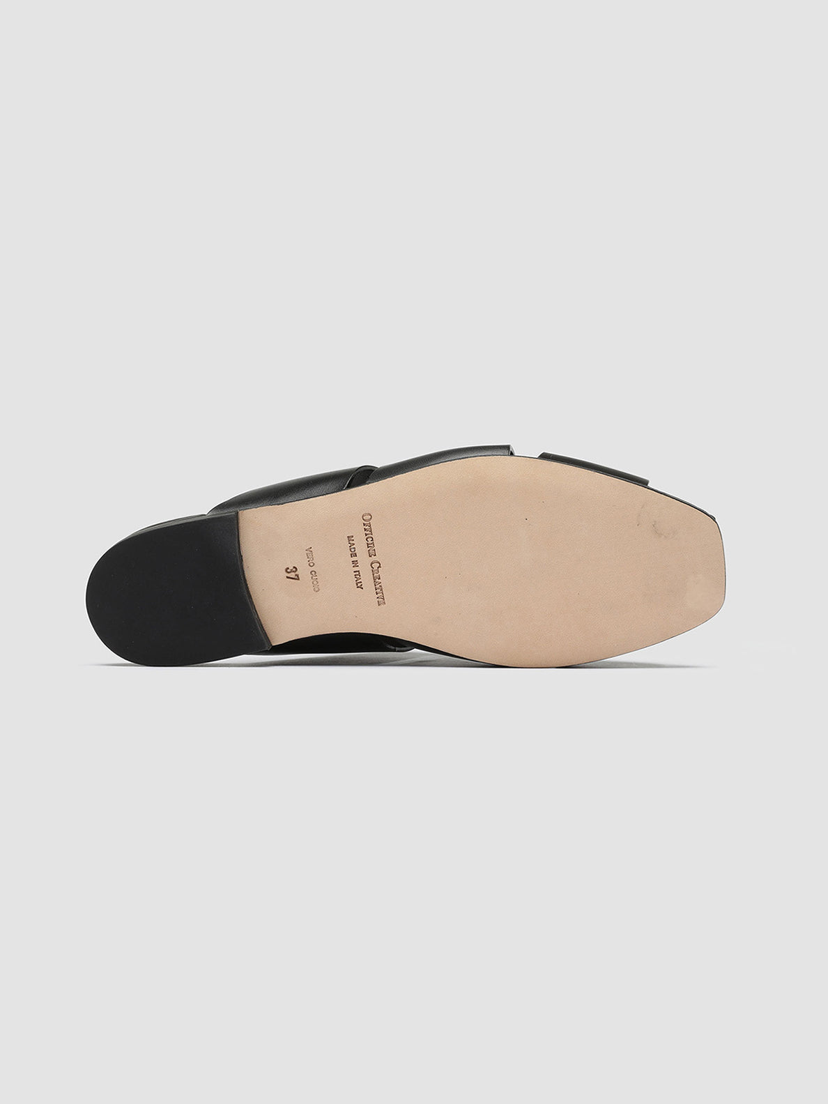 Officine Creative CUBA 001 Sabot in Pelle Nera Offerta settimanale