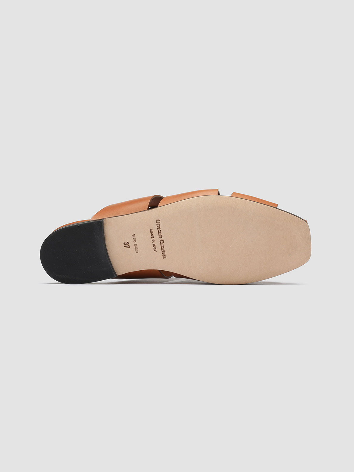 Officine Creative CUBA 001 Sabot in Pelle Rossa Ritorno libero