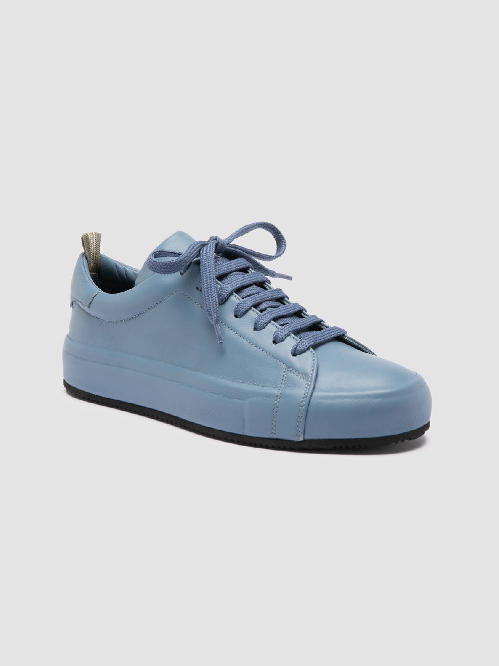 Officine Creative EASY 101 Sneakers Basse in Pelle Blu Rilascio limitato