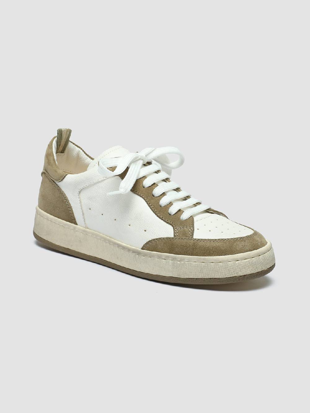 Officine Creative MAGIC 101 Sneakers in Pelle e Camoscio Bianco ACQUISTA ORA