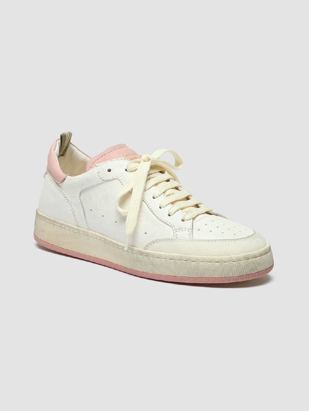 Officine Creative MAGIC 101 Sneakers in Pelle Bianca Ultimo giorno