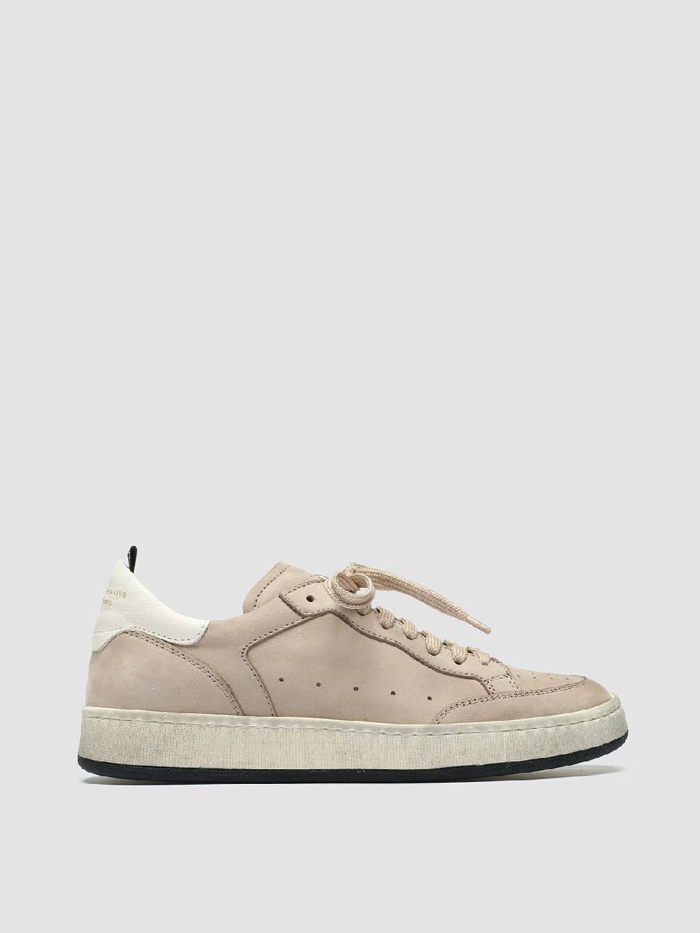 Officine Creative MAGIC 102 Sneakers in Pelle e Camoscio Marrone Fino al 50% di sconto