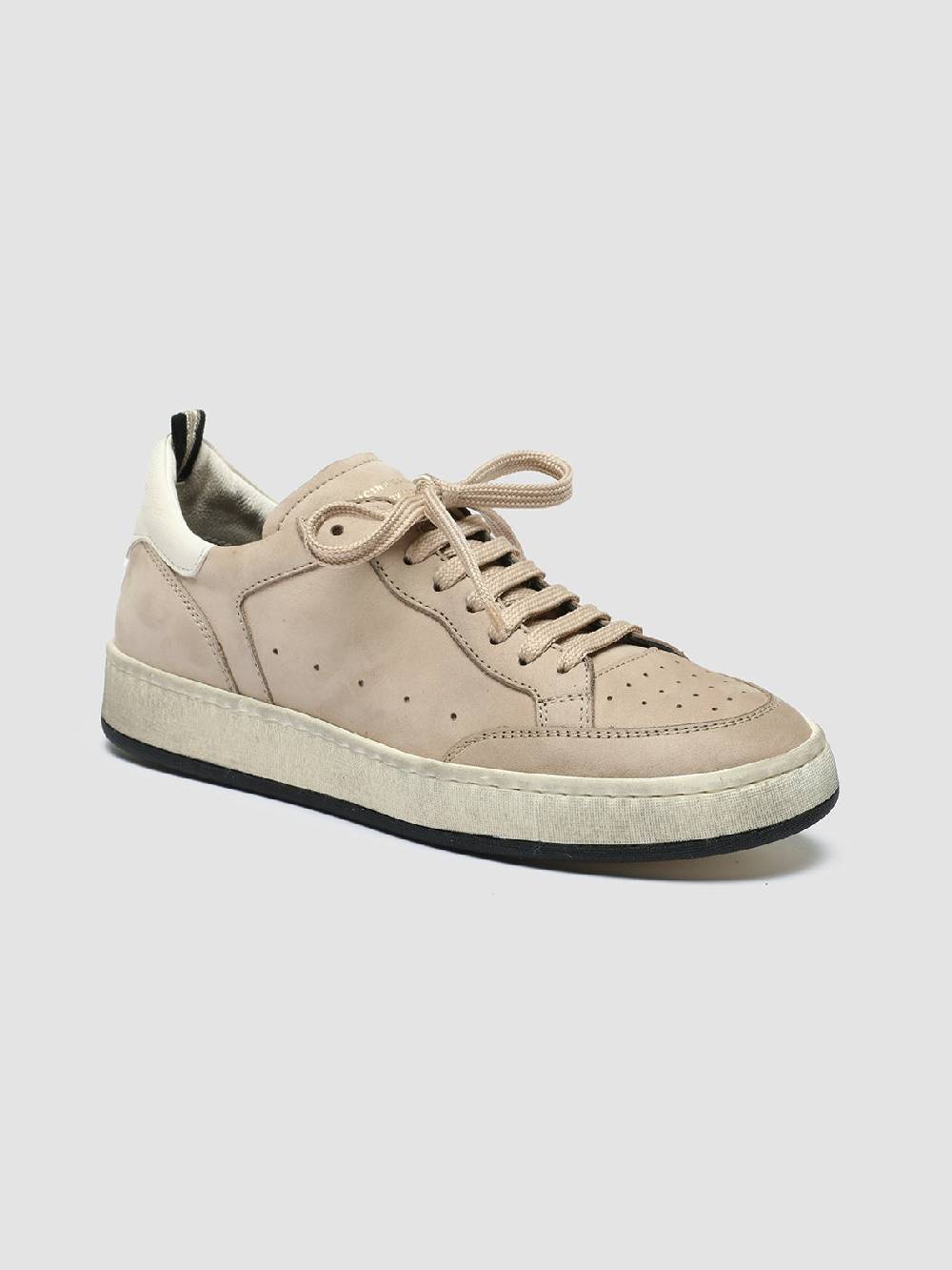 Officine Creative MAGIC 102 Sneakers in Pelle e Camoscio Marrone Fino al 50% di sconto