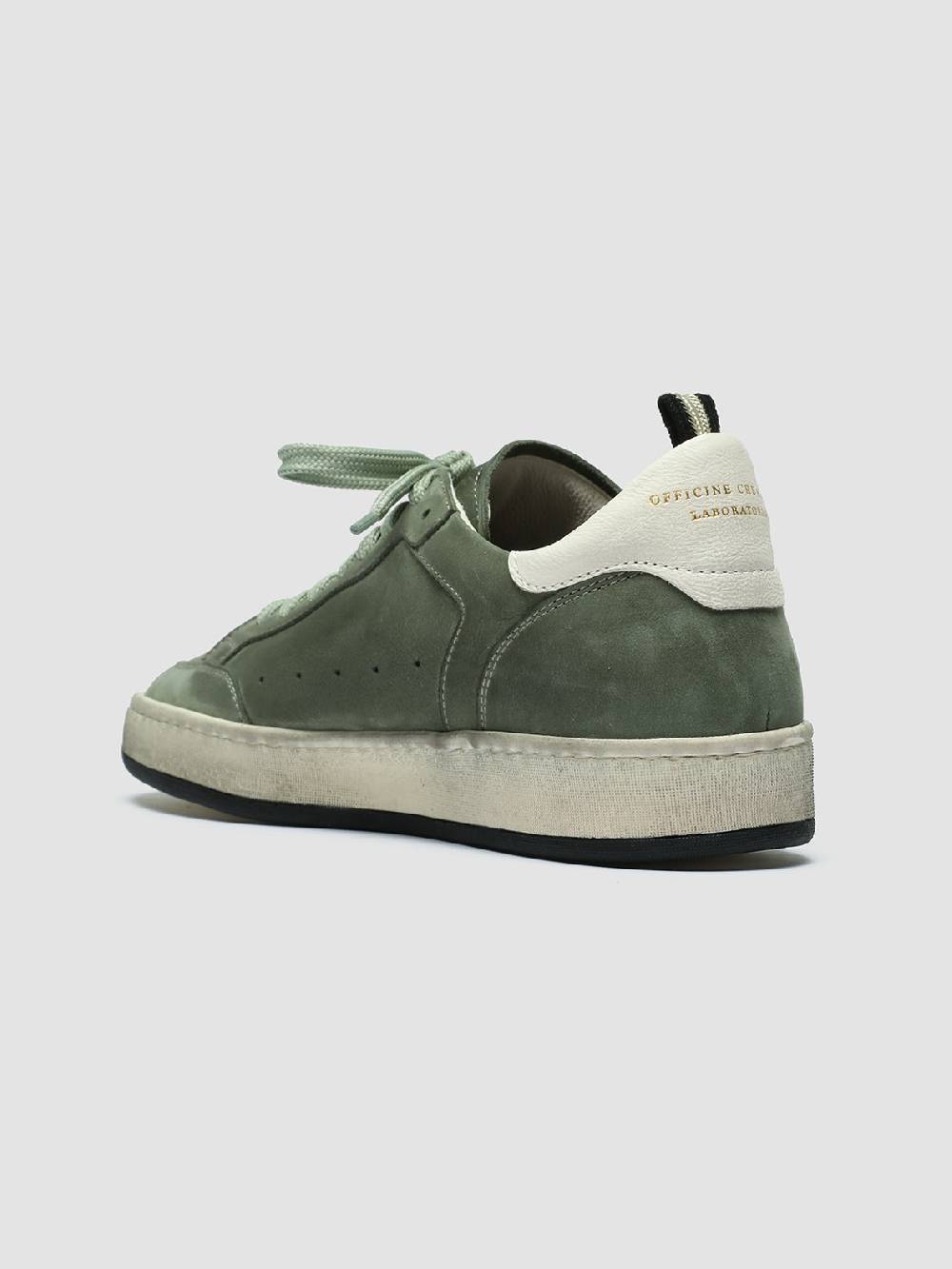 Officine Creative MAGIC 102 Sneakers in Pelle e Camoscio Verde Fino al 60% di sconto