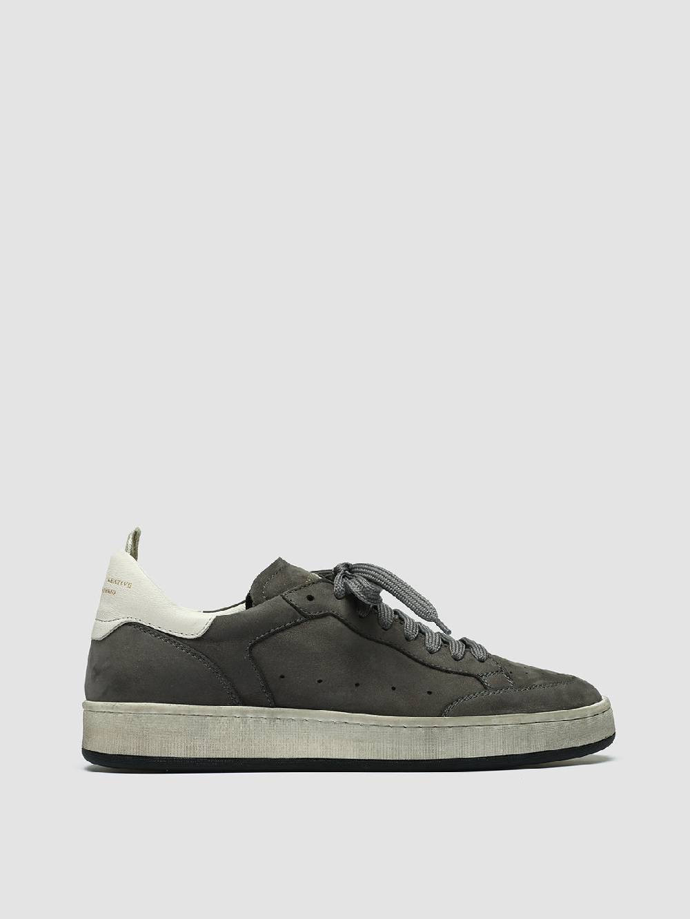 Officine Creative MAGIC 102 Sneakers in Pelle e Camoscio Grigio Fino al 65% di sconto