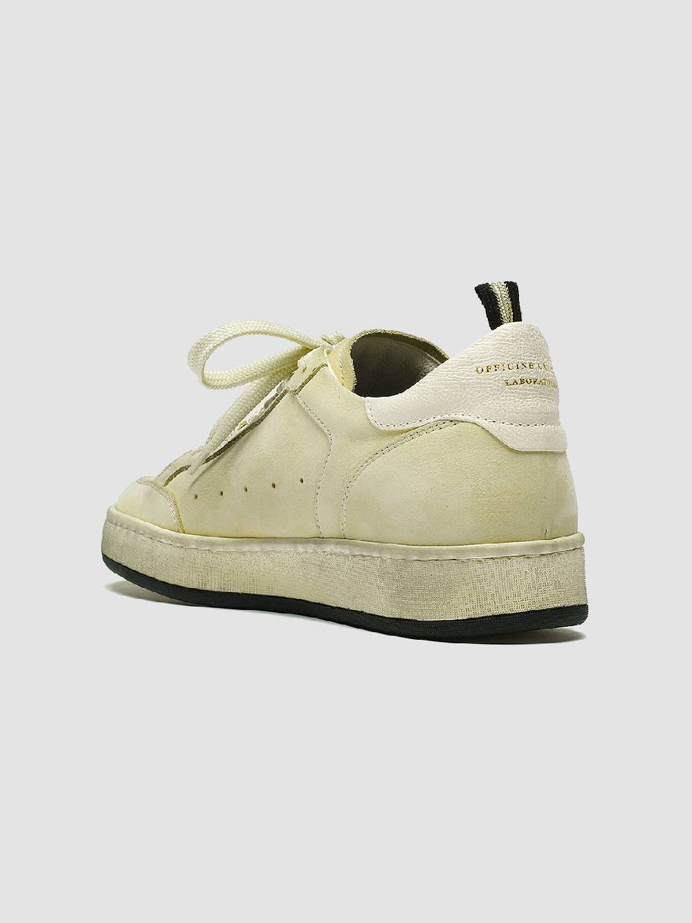 Officine Creative MAGIC 102 Sneakers in Camoscio e Pelle Beige Only for today