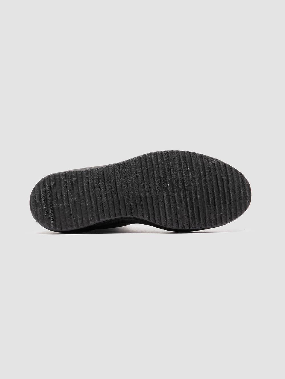 Officine Creative MES 103 Sneaker Alte in Pelle Verde Offerta speciale della fabbrica