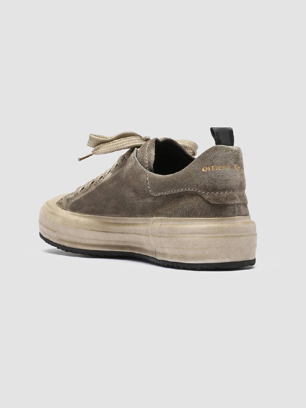 Officine Creative MES 105 Sneakers in Pelle Scamosciata Verde Sostegno trimestrale