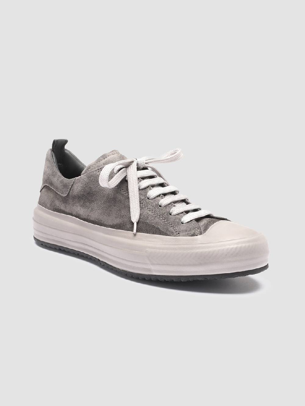 Officine Creative MES 105 Sneakers in Pelle Scamosciata Grigia Fino al 55% di sconto