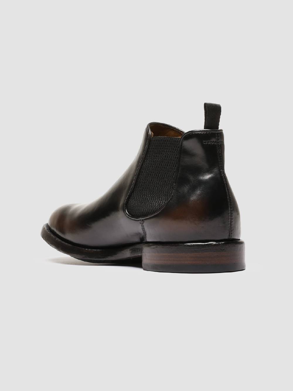 Officine Creative TEMPLE 008 Stivaletti Chelsea in Pelle Marrone Trasporto libero internazionale