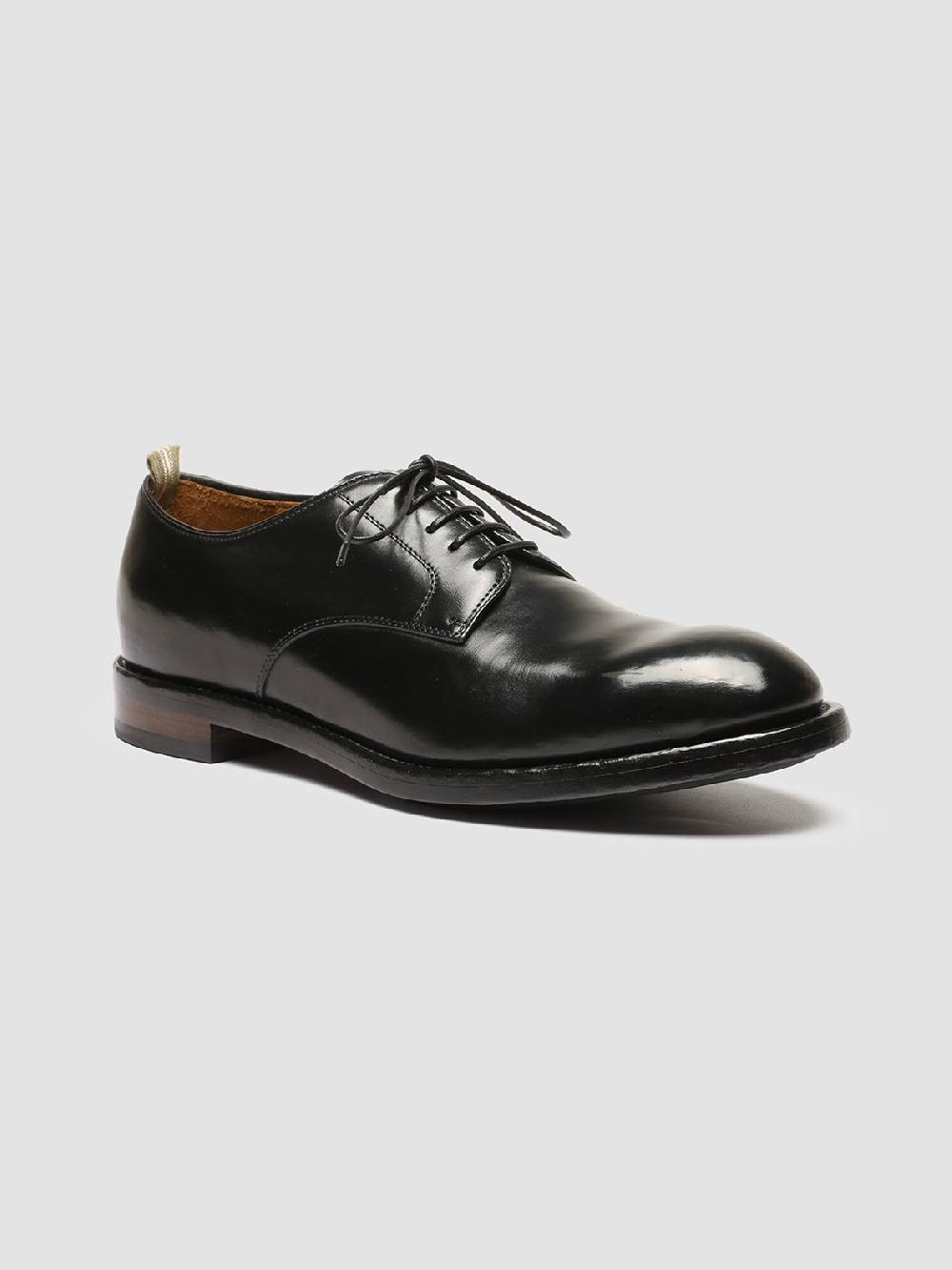 Officine Creative TEMPLE 018 Scarpe Derby in Pelle Nera Limitato a 3 giorni