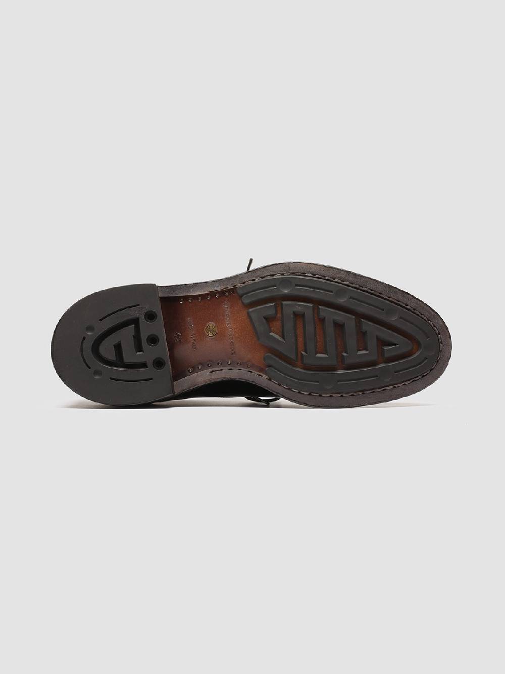 Officine Creative TEMPLE 018 Scarpe Derby in Pelle Nera Limitato a 3 giorni