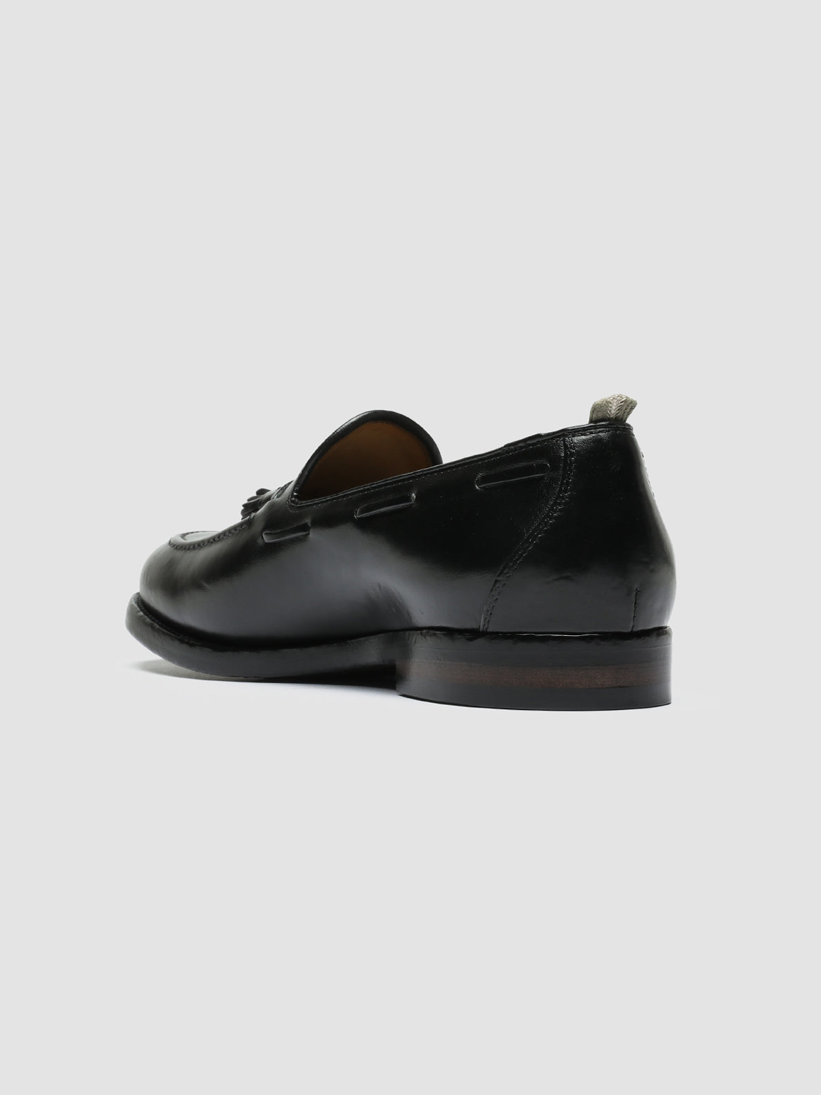 Officine Creative TULANE 001 Mocassini con Nappine in Pelle Nera Black Friday Prezzi