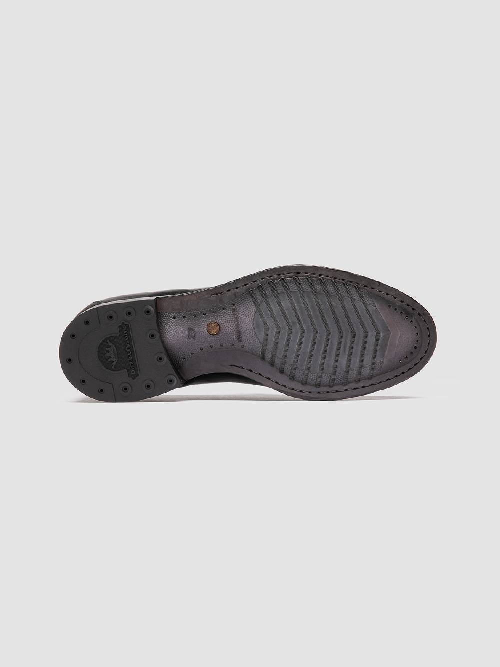 Officine Creative TULANE 002 Mocassini Penny in Pelle Nera In vendita