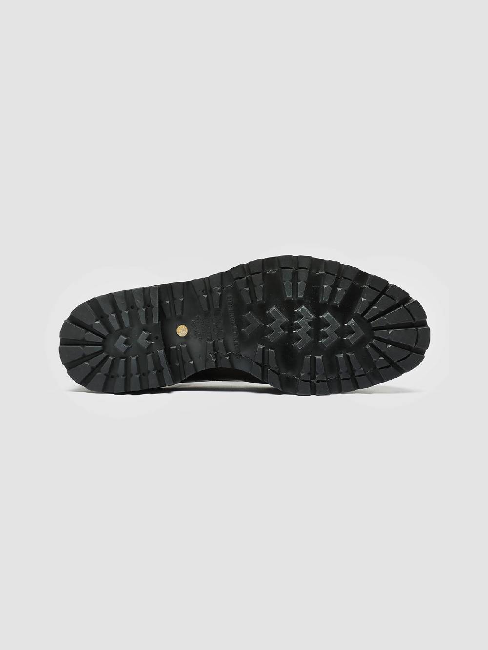 Officine Creative VAIL 012 Gray Leather Monk Shoes Italy