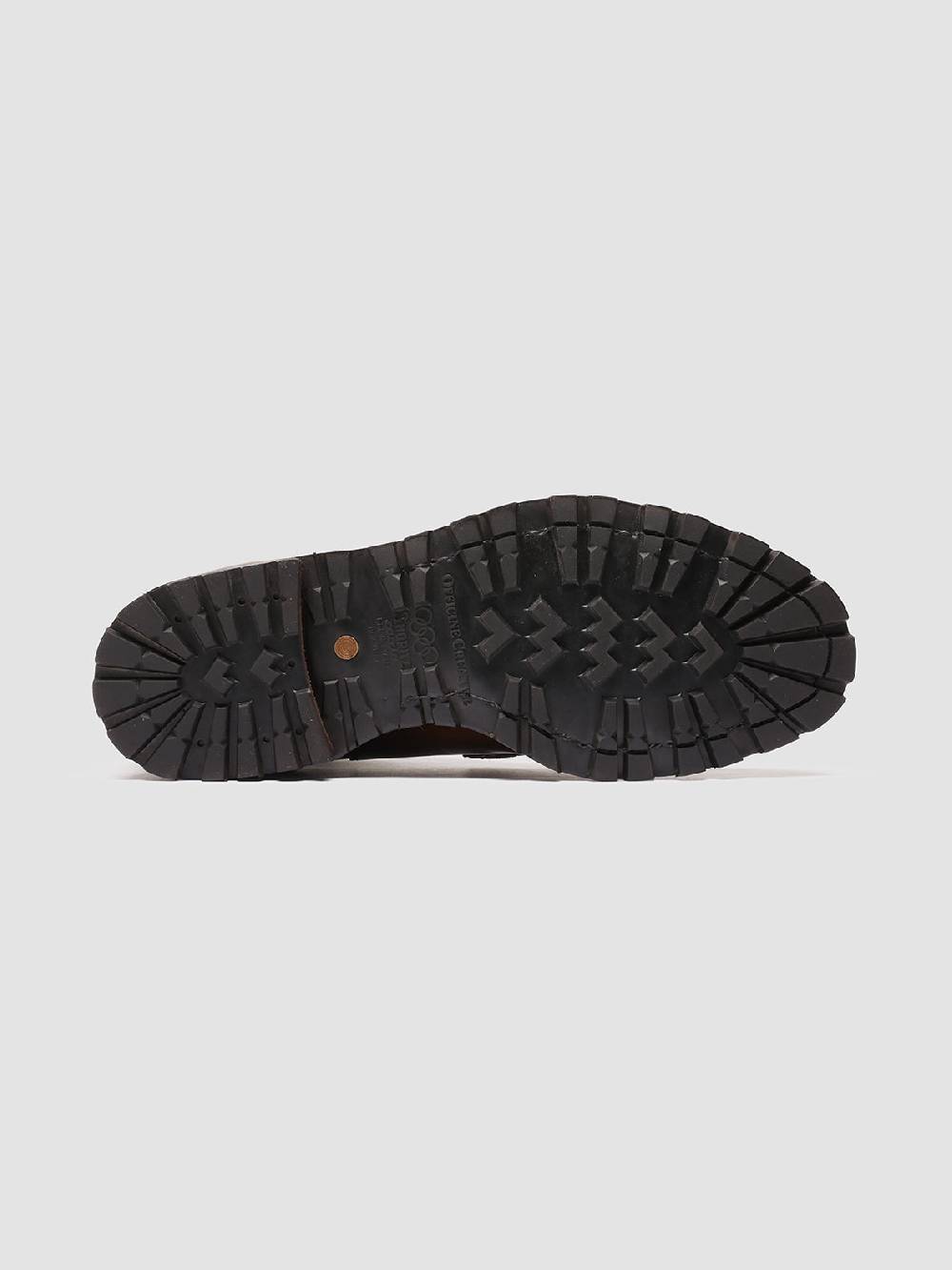Officine Creative VAIL 017 Stivali Chelsea in Pelle Marrone Italia