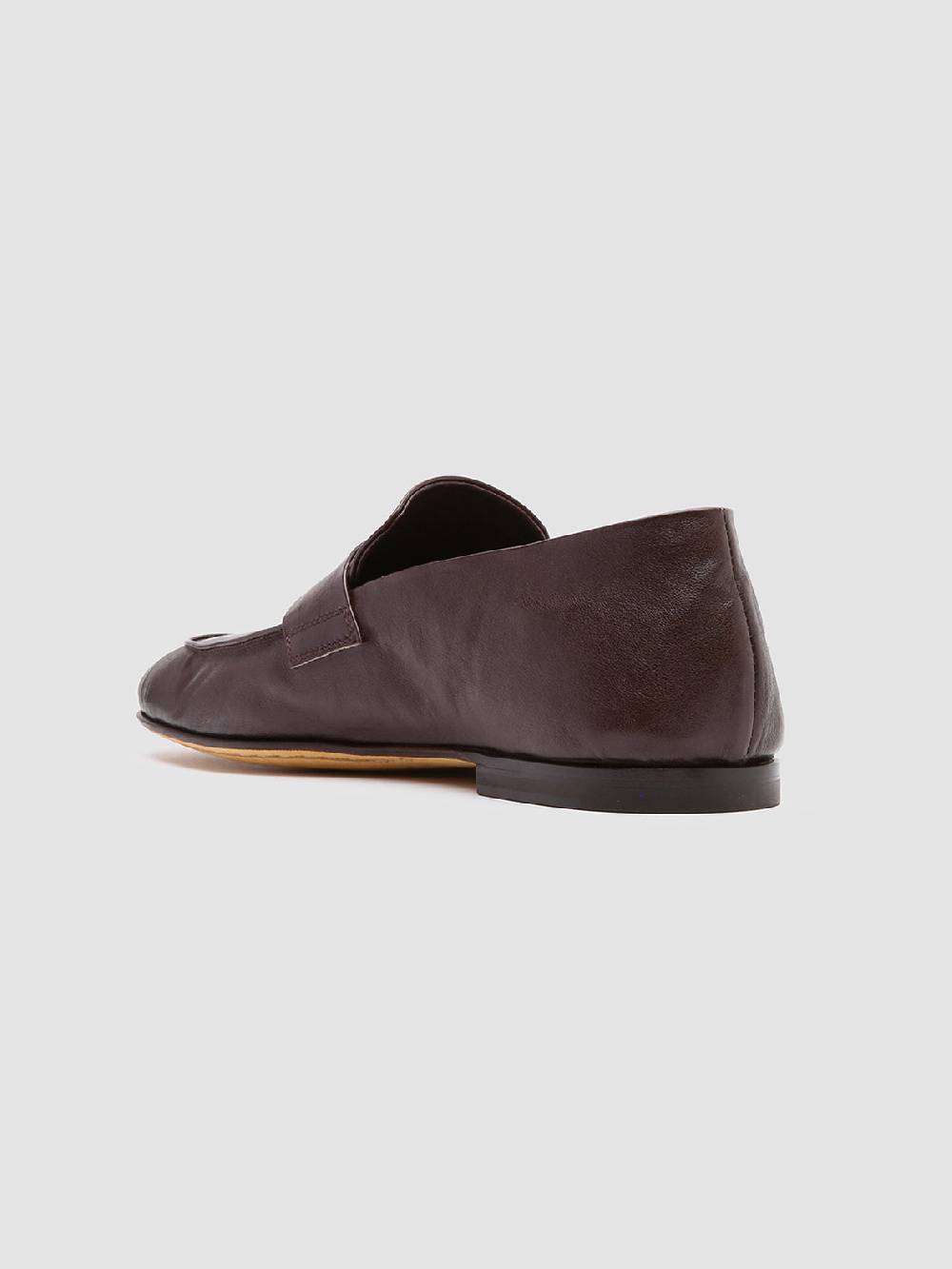 Officine Creative AIRTO 001 Mocassini Penny Loafer in Pelle Marrone Qualità