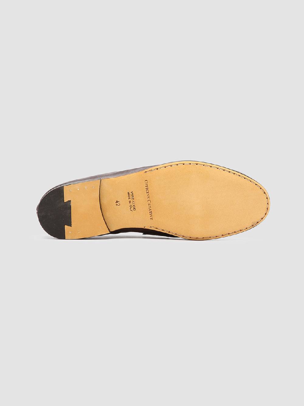 Officine Creative AIRTO 001 Mocassini Penny Loafer in Pelle Marrone Qualità