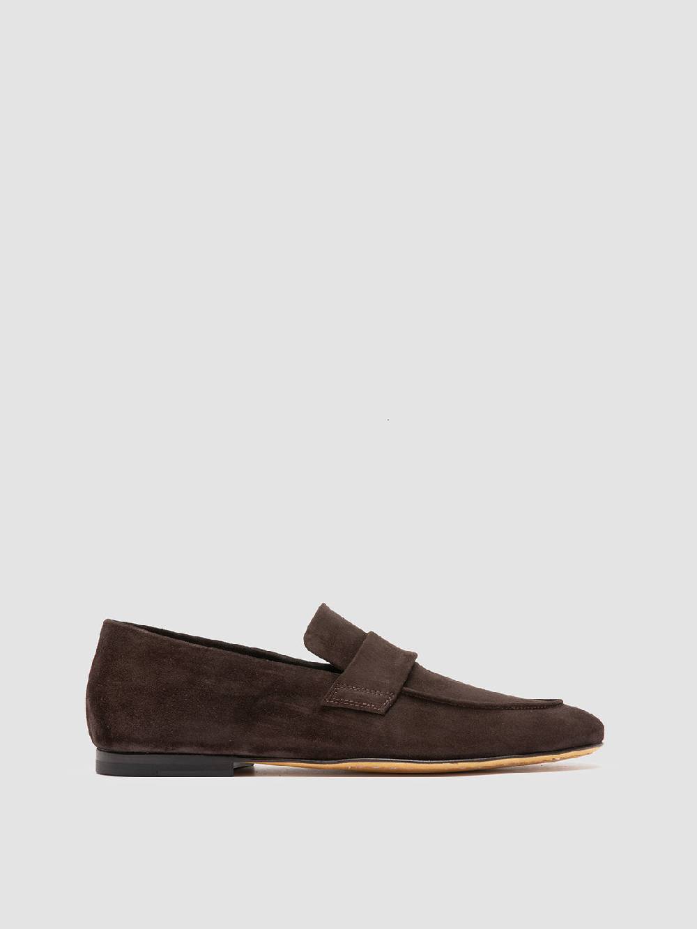 Officine Creative AIRTO 001 Mocassini in Pelle Scamosciata Marrone