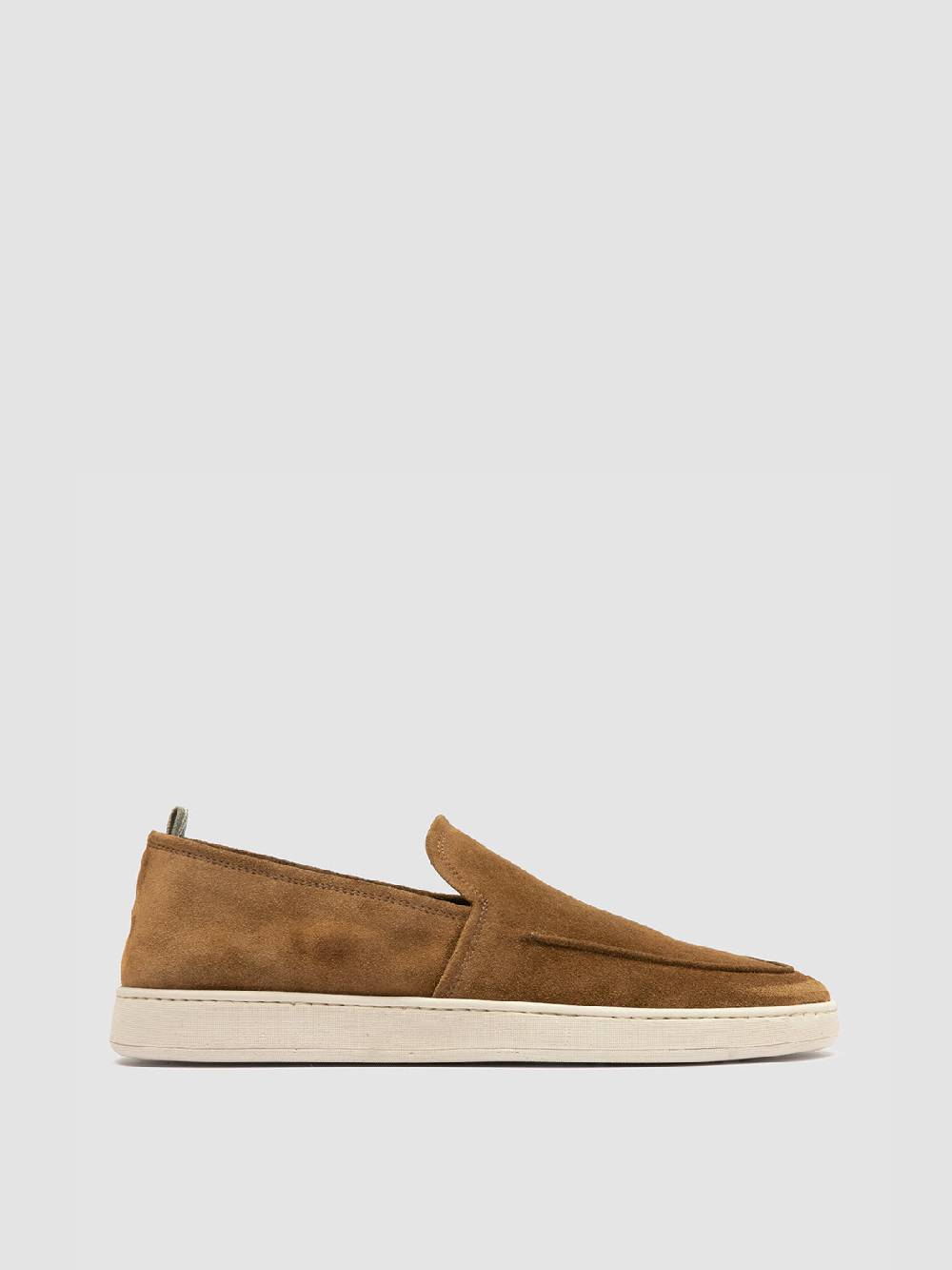 Officine Creative HERBIE 006 Mocassini in Pelle Scamosciata Marrone