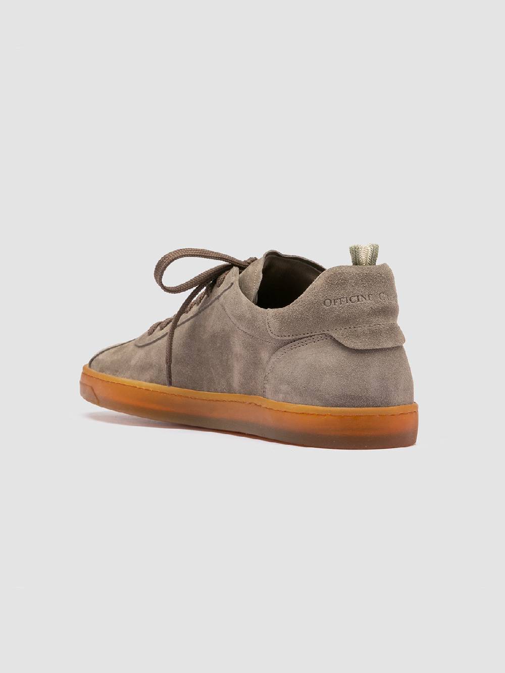 Officine Creative KARMA 015 Sneakers Basse in Pelle Scamosciata Tortora Affare Del Giorno