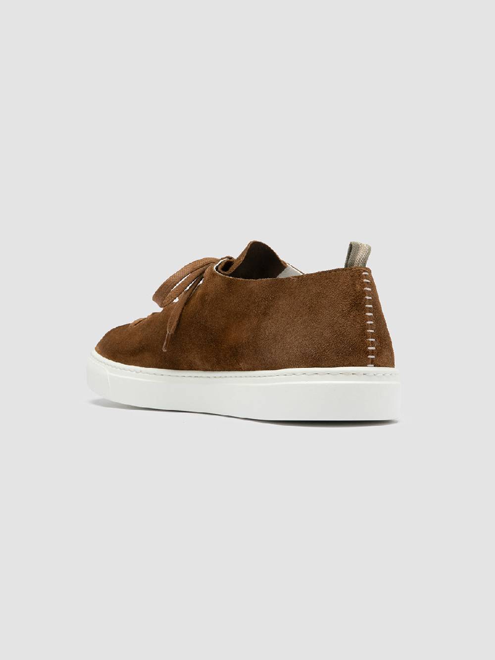 Officine Creative LEGGERA 001 Sneakers Basse in Pelle Scamosciata Marrone Prezzo Ridotto
