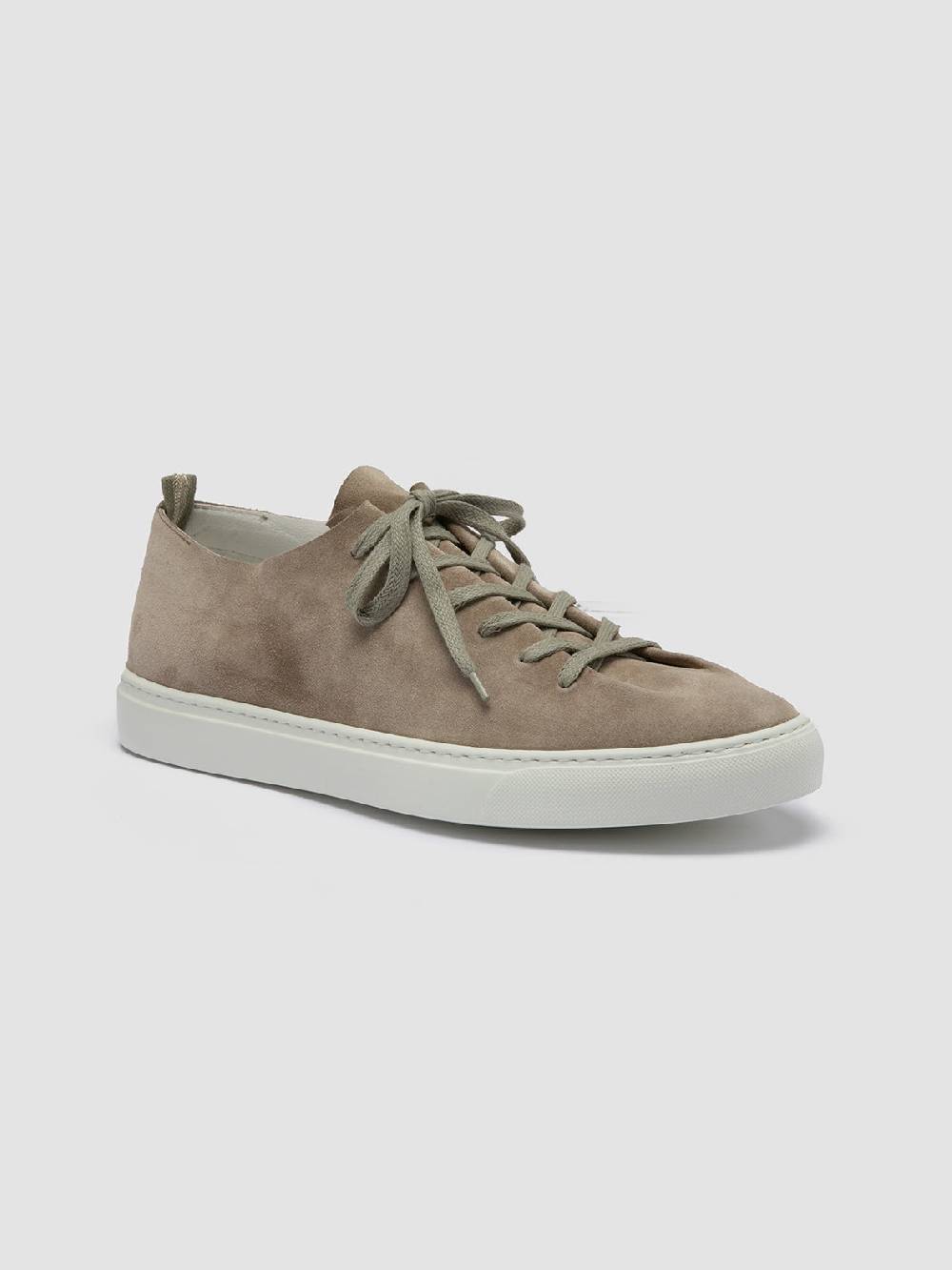 Officine Creative LEGGERA 001 Sneakers Basse in Pelle Scamosciata Tortora Convenienza