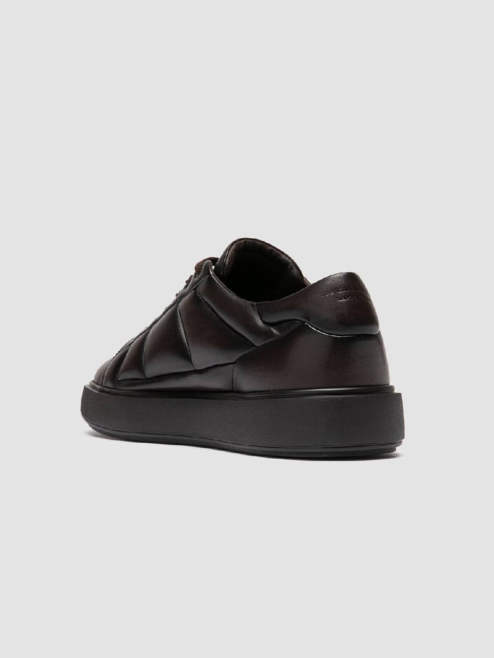 Officine Creative LEISURE 001 Sneaker Basse in Pelle Marrone Presa