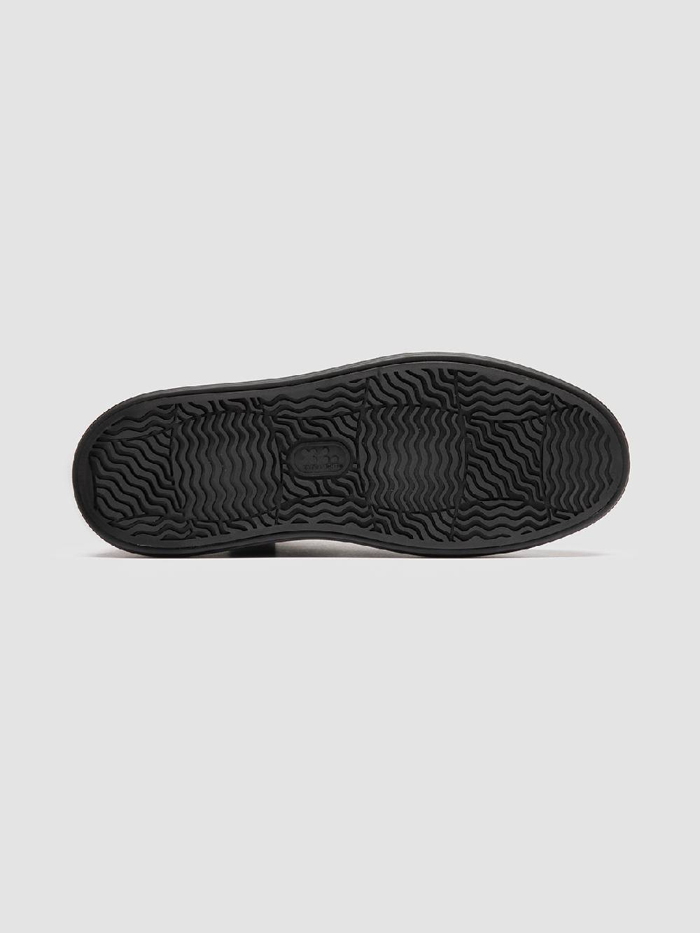 Officine Creative LEISURE 002 Sneaker Alte in Pelle Nera Sconto