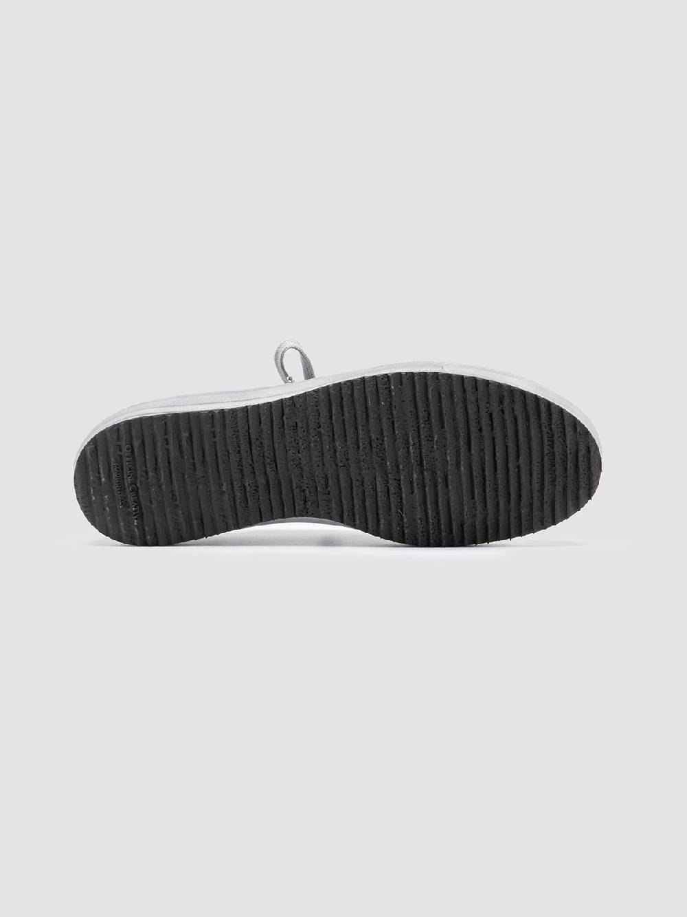 Officine Creative MES 009 Sneakers Basse in Pelle e Suede Grigia Online