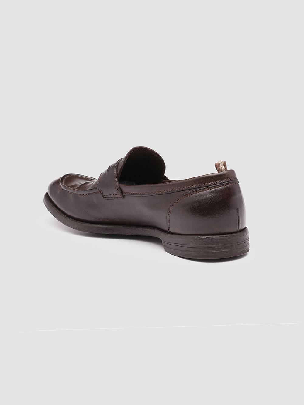 Officine Creative ARC 509 Mocassini Penny Loafer in Pelle Marrone Vendita Economica