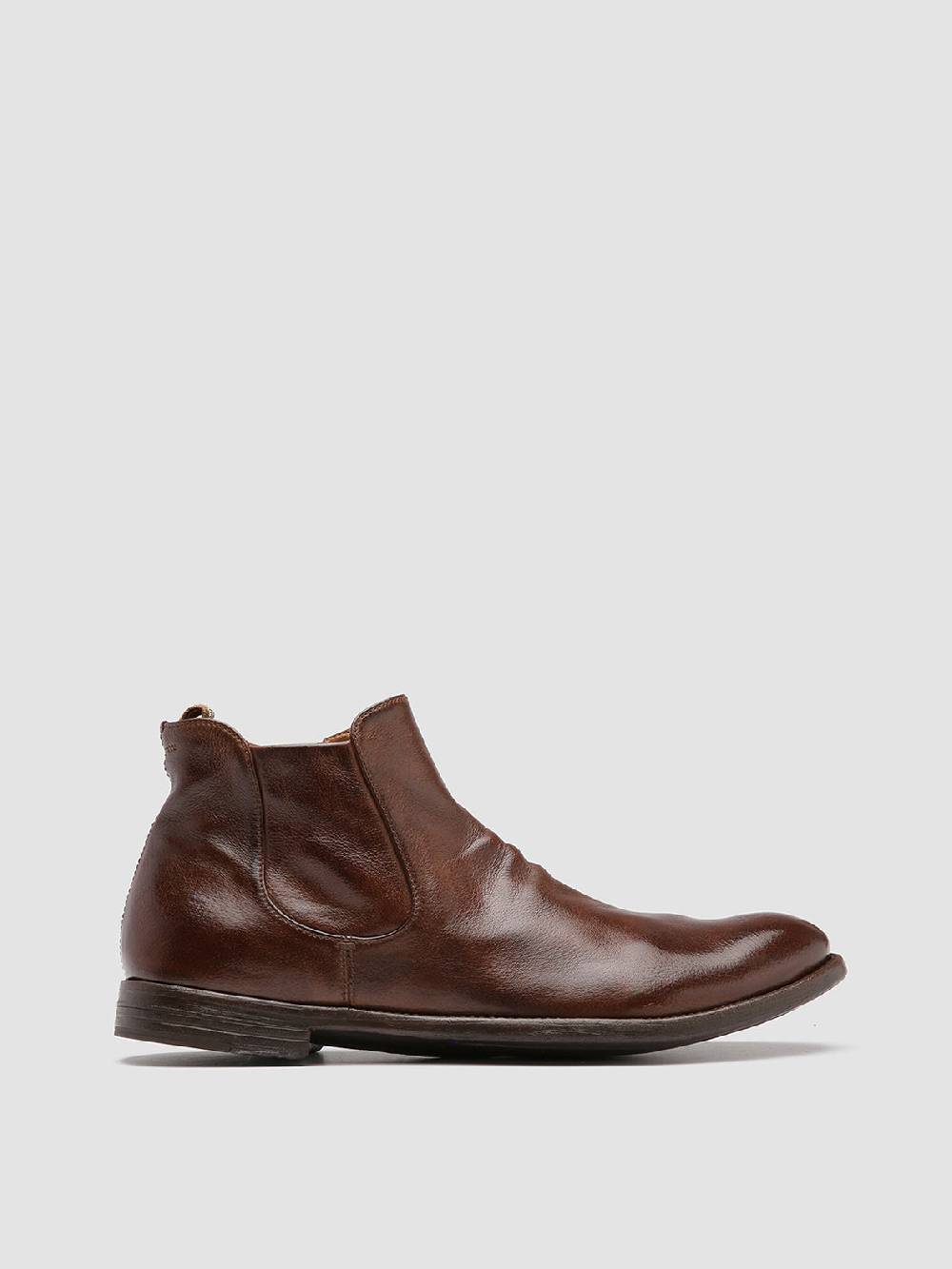 Officine Creative ARC 514 Stivaletti in Pelle Marrone In Saldo