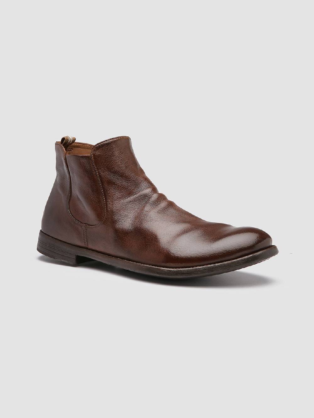 Officine Creative ARC 514 Stivaletti in Pelle Marrone In Saldo