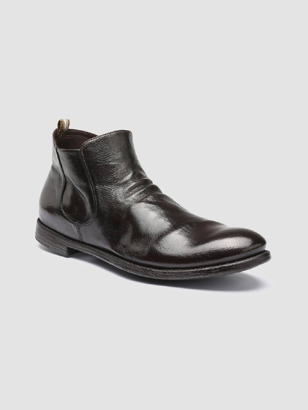 Officine Creative ARC 514 Stivaletti in Pelle Marrone Nuova