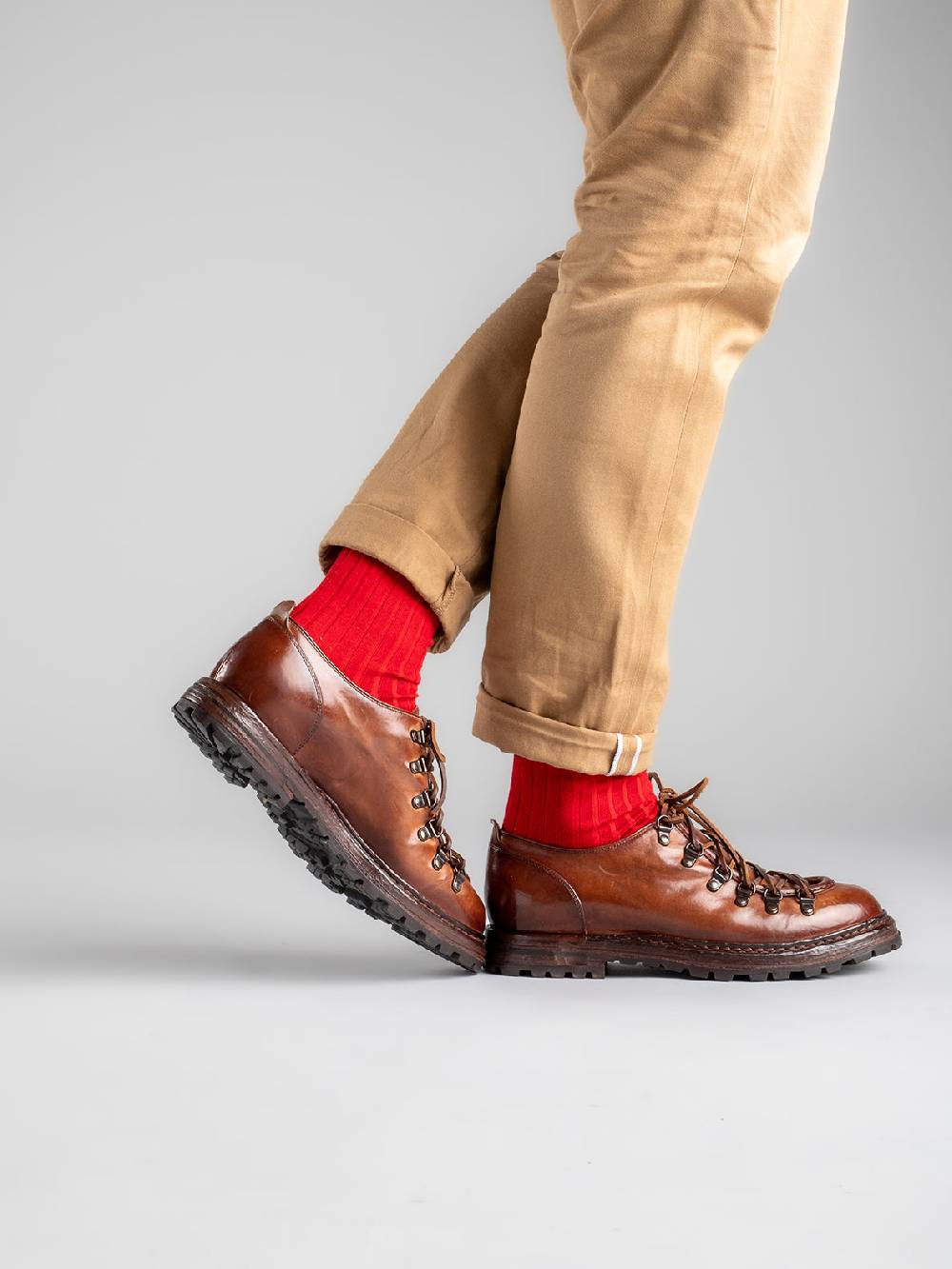 Officine Creative ARTIK 003 Scarpe da Trekking in Pelle Marrone Offerta speciale