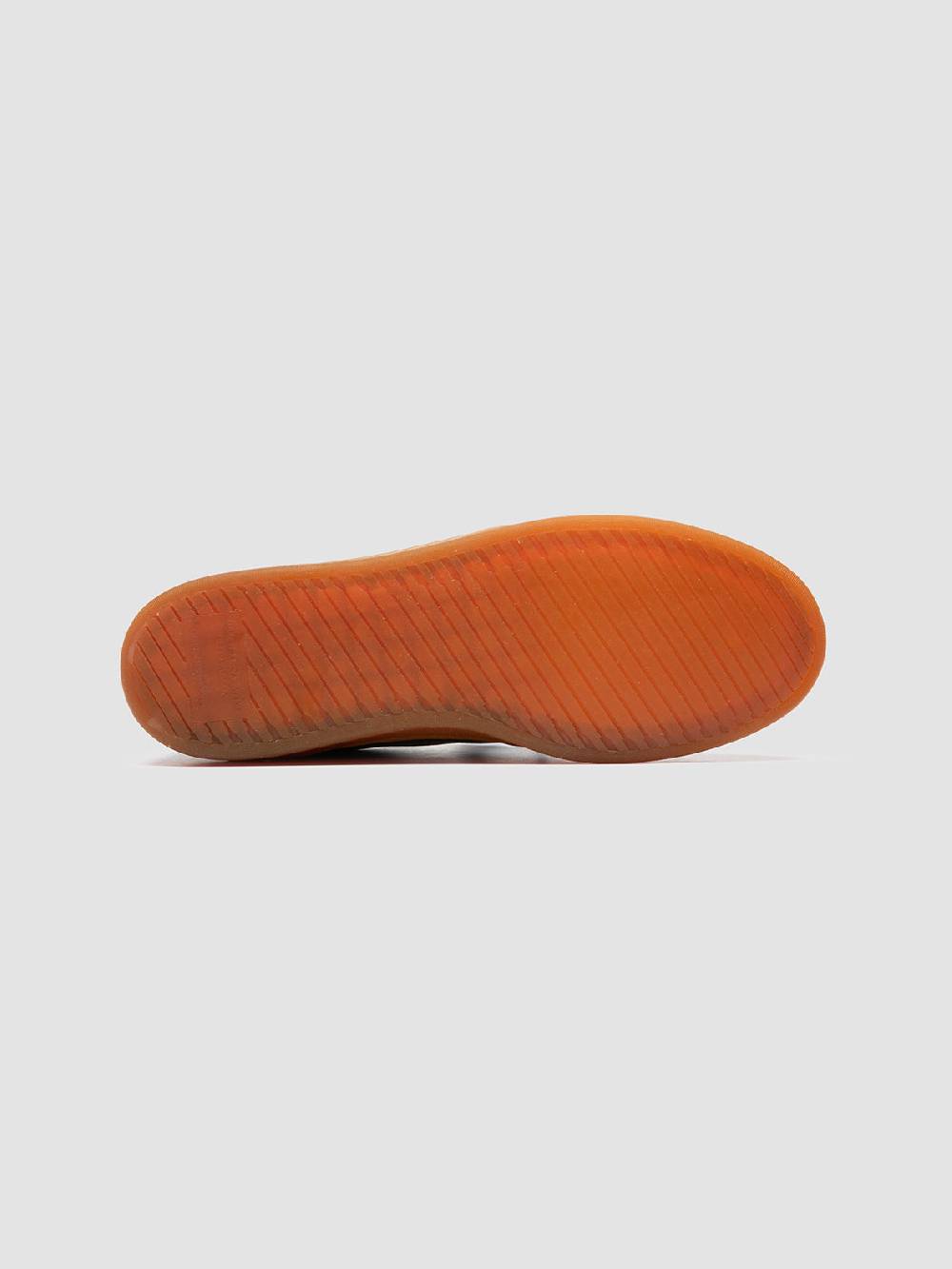 Officine Creative ASSET 001 Sneaker Basse in Pelle Marrone Grande vendita