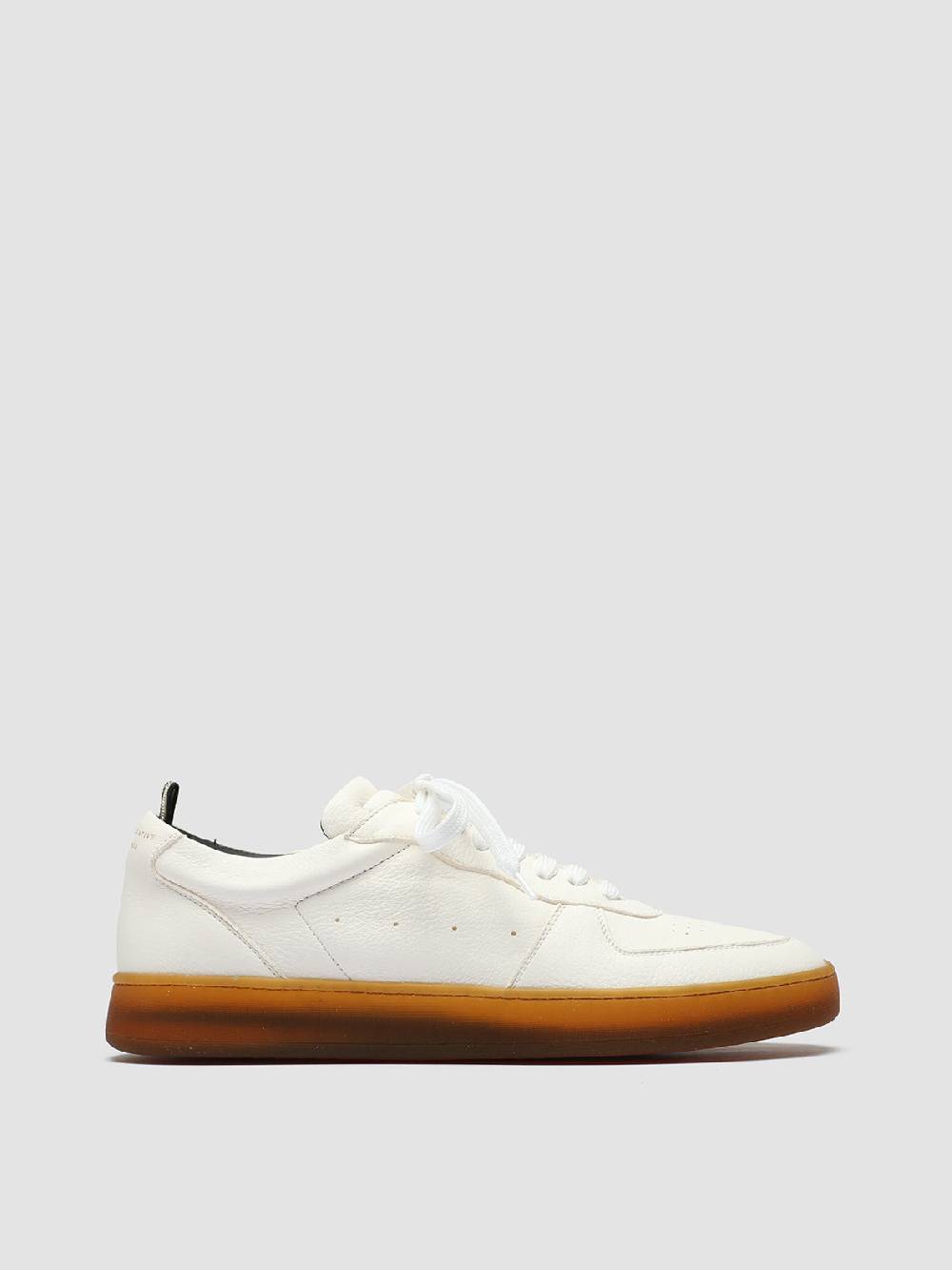 Officine Creative ASSET 001 Sneakers in Pelle Bianca Flash Sale