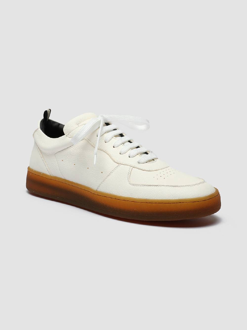 Officine Creative ASSET 001 Sneakers in Pelle Bianca Flash Sale