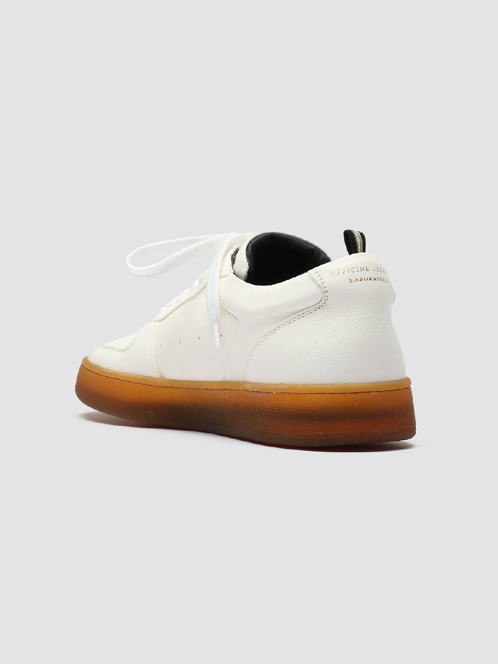 Officine Creative ASSET 001 Sneakers in Pelle Bianca Flash Sale