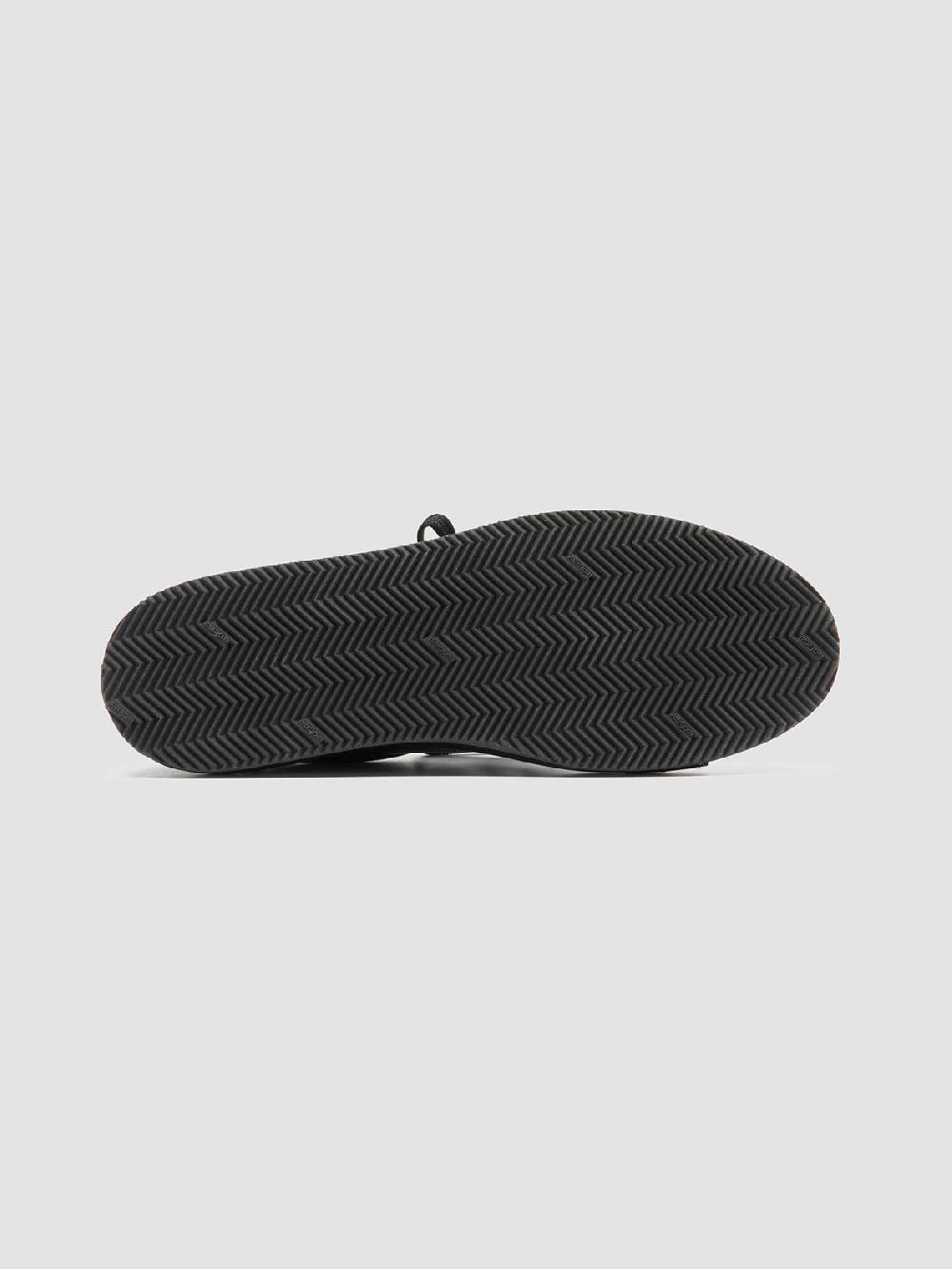Officine Creative EASY 001 Sneakers Basse in Pelle Nera Fornitura limitata