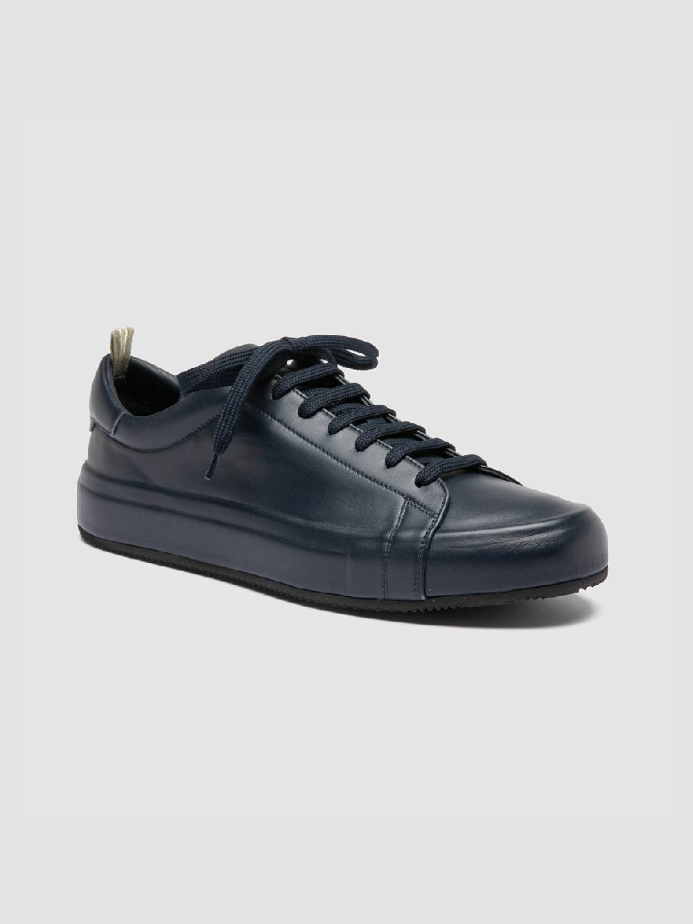 Officine Creative EASY 001 Sneakers Basse in Pelle Blu Shopping online