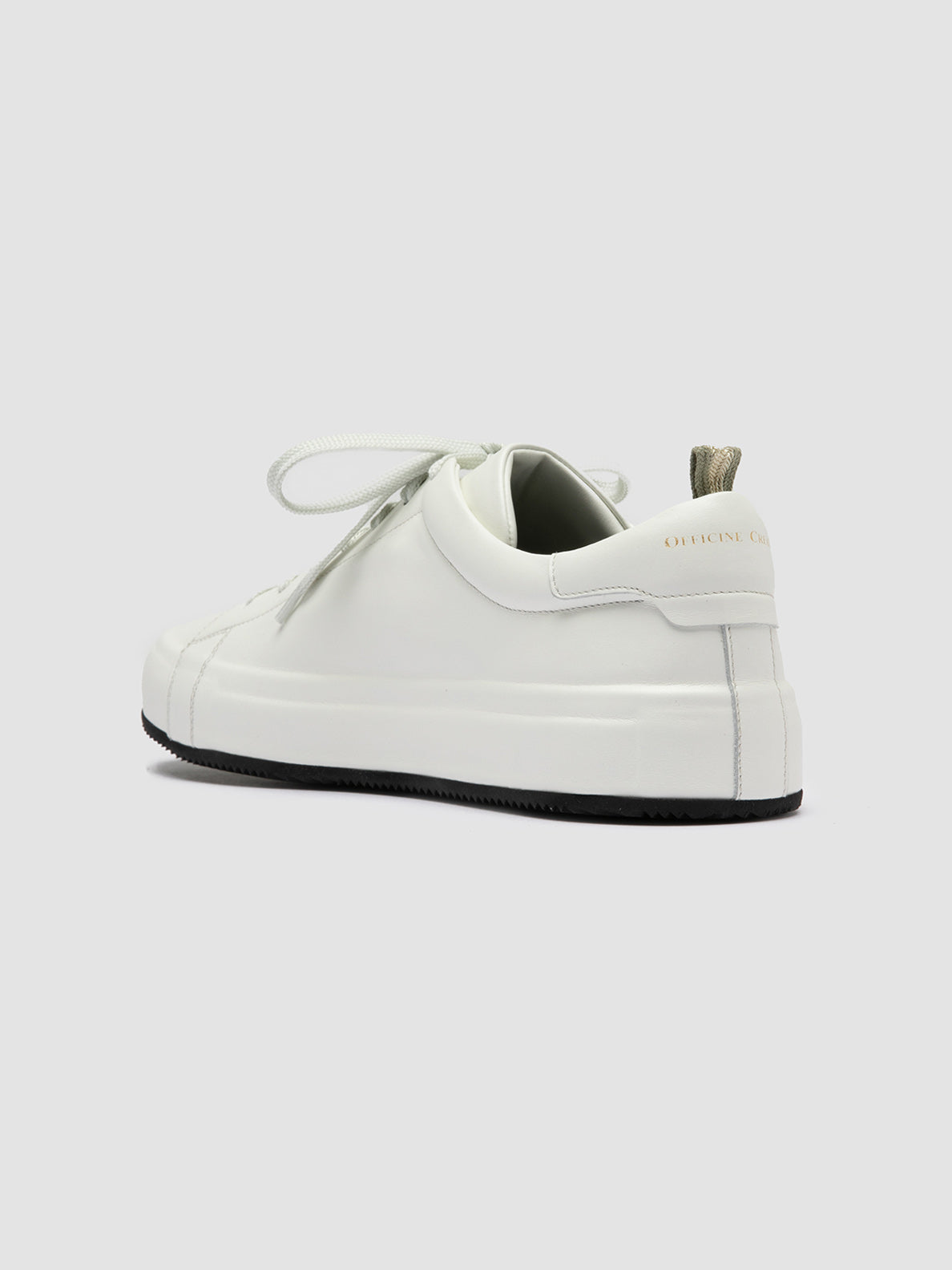 Officine Creative EASY 001 Sneakers Basse in Pelle Bianca Offerta esclusiva