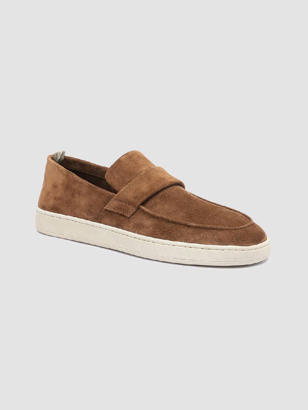 Officine Creative HERBIE 001 Mocassini Penny Loafer in Pelle Scamosciata Marrone Black Friday