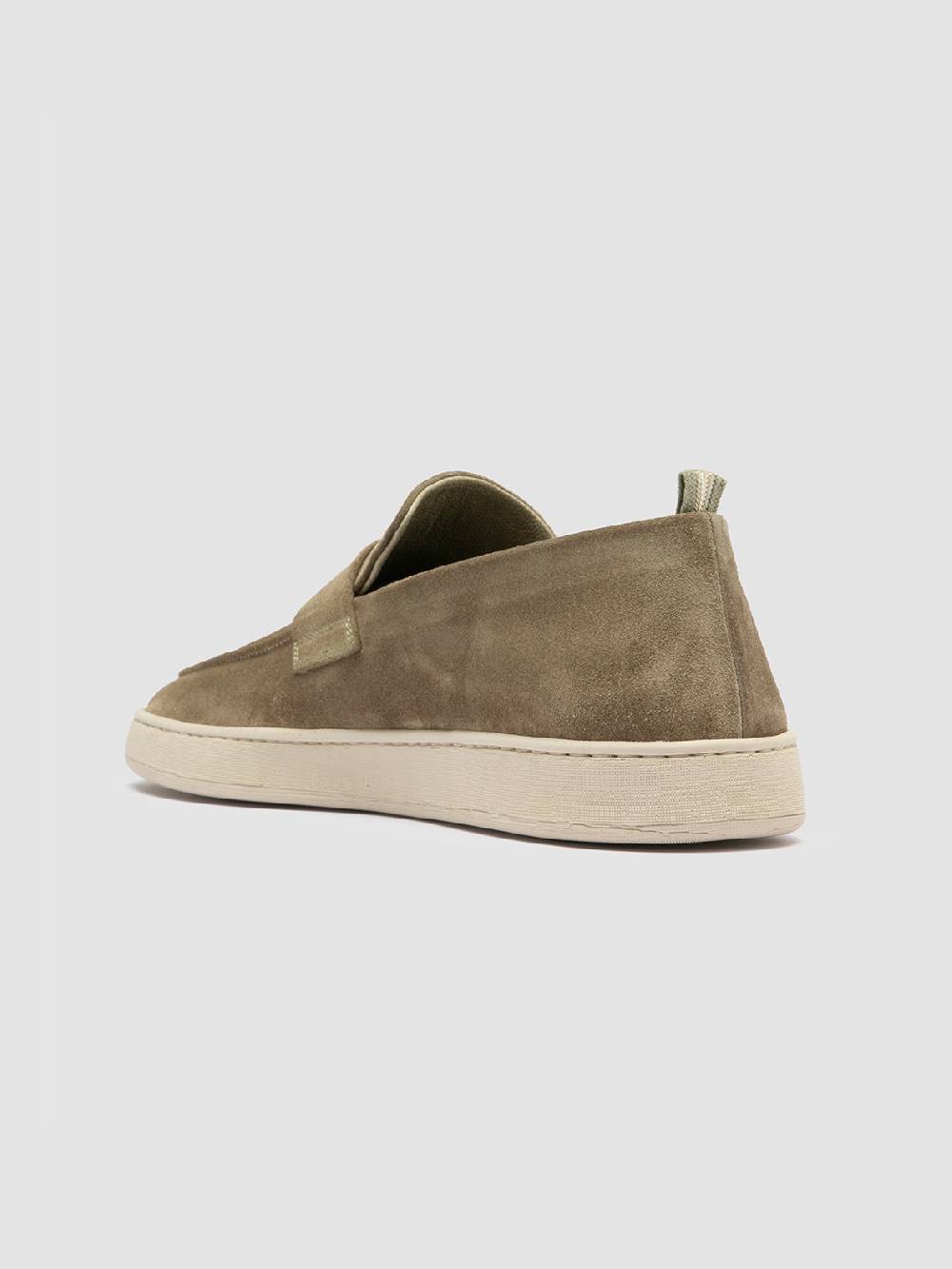 Officine Creative HERBIE 001 Mocassini Penny Loafer in Pelle Scamosciata Tortora Cyber Monday